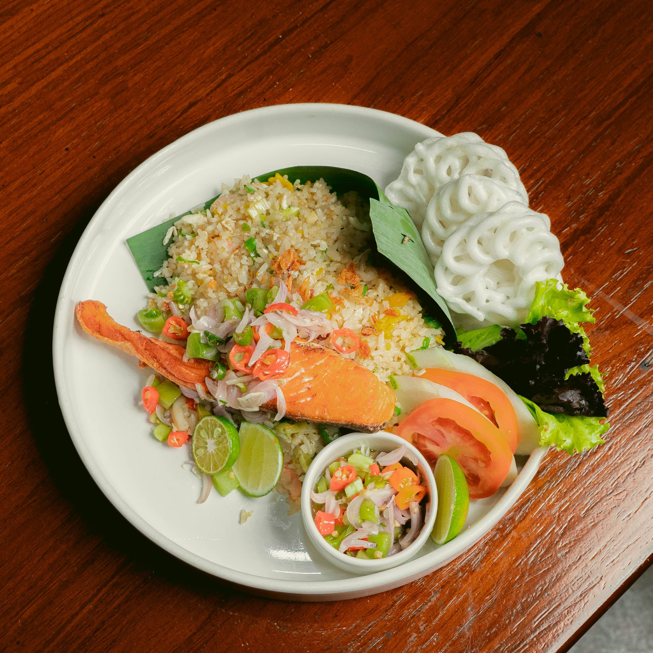 Grilled Salmon Plate